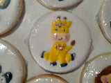 Cookies with baby animal theme, baby animal cookie set, sugar cookies, bakery near me, decorated sugar cookies, baby animals, zoo animals, cookies with zoo animals