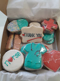 NURSING WEEK SUGAR COOKIES  cookies, royal iced sugar cookies, 1 dozen variety of designs