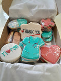 NURSING WEEK SUGAR COOKIES  cookies, royal iced sugar cookies, 1 dozen variety of designs