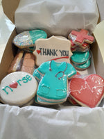 NURSING WEEK SUGAR COOKIES  cookies, royal iced sugar cookies, 1 dozen variety of designs