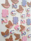 BIRTHDAY, HORSE  SUGAR COOKIES  cookies, royal iced sugar cookies, 1 dozen variety of designs