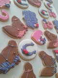 BIRTHDAY, HORSE  SUGAR COOKIES  cookies, royal iced sugar cookies, 1 dozen variety of designs