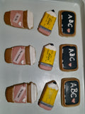 Teacher Appreciation Cookie set, gift boxed, customized COOKIES decorated royal iced COOKIES 3 cookies