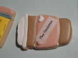 Teacher Appreciation Cookie set, gift boxed, customized COOKIES decorated royal iced COOKIES 3 cookies