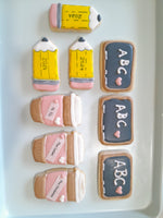 Teacher Appreciation Cookie set, gift boxed, customized COOKIES decorated royal iced COOKIES 3 cookies