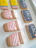 Teacher Appreciation Cookie set, gift boxed, customized COOKIES decorated royal iced COOKIES 3 cookies