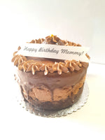 6 inch CHOCOLATE MOUSSE CAKE, BIRTHDAY cake 6 inch round x1