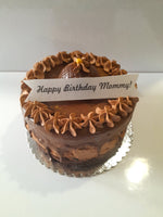 6 inch CHOCOLATE MOUSSE CAKE, BIRTHDAY cake 6 inch round x1