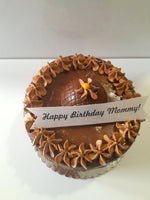 6 inch CHOCOLATE MOUSSE CAKE, BIRTHDAY cake 6 inch round x1