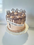 Birthday cake 6 inch CHOCOLATE CAKE, with chocolate frosting BIRTHDAY cake 6 inch round