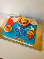 Custom Italian themed birthday cake for Laura