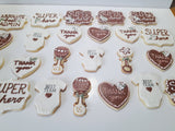 Doctor Appreciation COOKIE order , 1 dozen decorated cookies