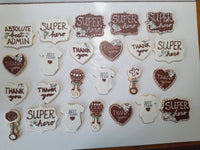 Doctor Appreciation COOKIE order , 1 dozen decorated cookies