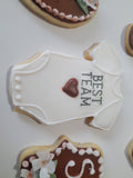 Baby onesie sugar cookies 23sweets.com