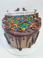 CANDY BAR CAKE birthday cake 10” round