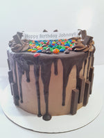 CANDY BAR CAKE birthday cake 10” round