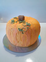 Pumpkin themed cake by 23sweets.com