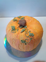 PUMPKIN SHAPED CAKE