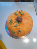 PUMPKIN SHAPED CAKE