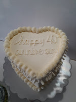 ANNIVERSARY CAKE, Heart cake , anniversary cake, 8 inch wedding cake 8 inch, heart cakes