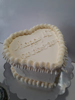 ANNIVERSARY CAKE, Heart cake , anniversary cake, 8 inch wedding cake 8 inch, heart cakes