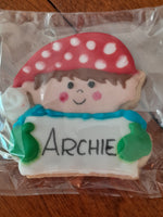 COOKIES, SUGAR COOKIES, Reindeer decorated  sold by the dozen
