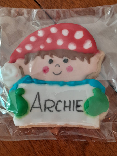 COOKIES, SUGAR COOKIES, Reindeer decorated  sold by the dozen