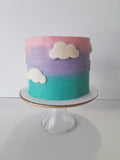 Cake, on cloud 9 cake, CUSTOM BIRTHDAY CAKE 6 inch round