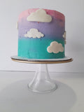 Cake, on cloud 9 cake, CUSTOM BIRTHDAY CAKE 6 inch round