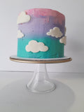 Cake, on cloud 9 cake, CUSTOM BIRTHDAY CAKE 6 inch round