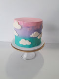 Cake, on cloud 9 cake, CUSTOM BIRTHDAY CAKE 6 inch round