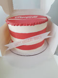 Custom Soda cake, various sizes available