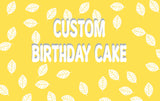 Bee themed 8 inch cake custom birthday cake