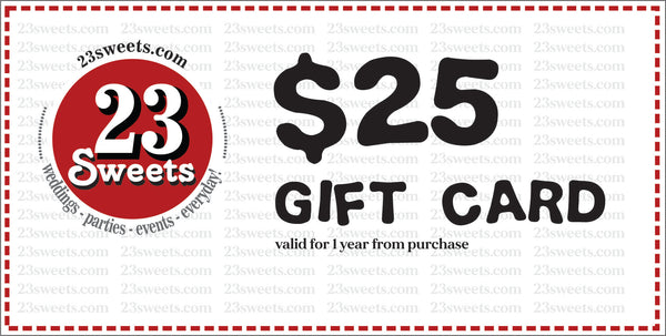25$ GIFT CARD, gift cards