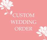 Wedding cake for Tracey WEDDING CAKE, 2 tier ridged custom 8”/6"