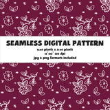 SEAMLESS PATTERN BLACKBERRIES SEAMLESS PATTERN, charming repeating pattern print, digital file