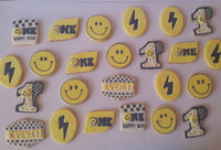 Happy smile cookies, 1 dozen decorated sugar cookies