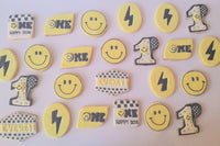 Happy smile cookies, 1 dozen decorated sugar cookies