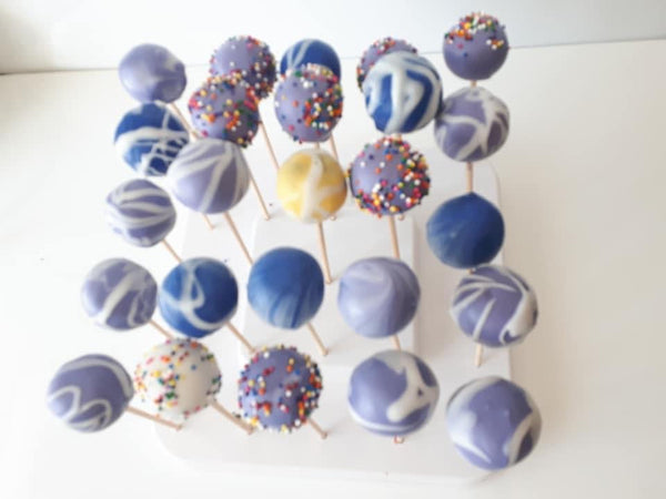 CAKE POPS, 1 dozen, VARIOUS QUANTITIES available colours and flavours available,