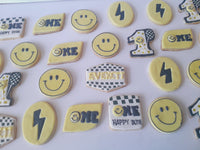 Happy smile cookies, 1 dozen decorated sugar cookies