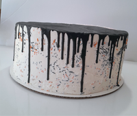 Custom cake,  birthday cake, pull apart 2 part cake