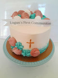 Cake, BAPTISM or COMMUNION CAKE cake, 6 inch or 8 inch
