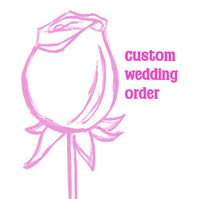 Lori B WEDDING CAKE ORDER 2