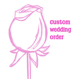 Lori B WEDDING CAKE ORDER 2