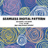 SEAMLESS PATTERN Navy Floral Roses SEAMLESS PATTERN, charming repeating pattern print, digital file