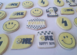 Happy smile cookies, 1 dozen decorated sugar cookies