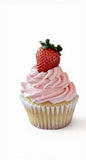 Vanilla cupcakes with strawberry buttercream, and fresh strawberry topper, by the dozen, 1 dozen (Copy)