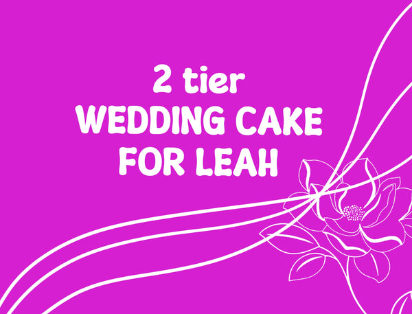 2tier WEDDING CAKE FOR LEAH