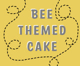 Bee themed 8 inch cake custom birthday cake