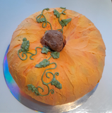 PUMPKIN SHAPED CAKE